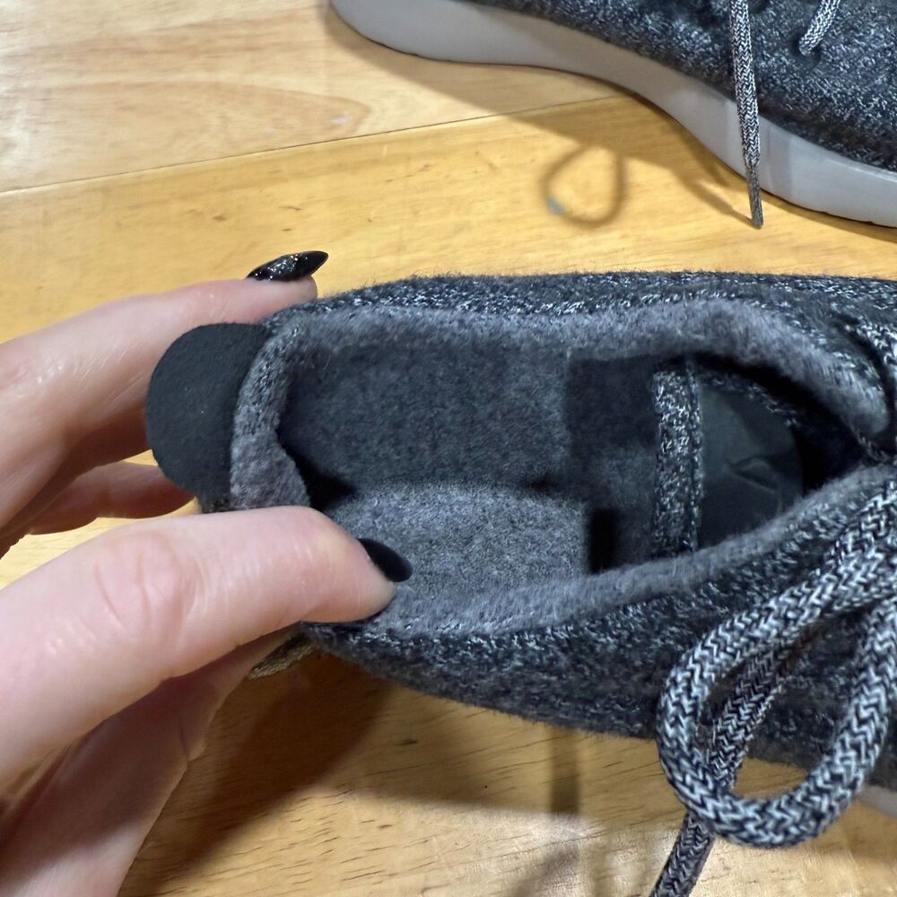 Allbirds Mens Grey Wool Runners Sneakers - Picture 3 of 6